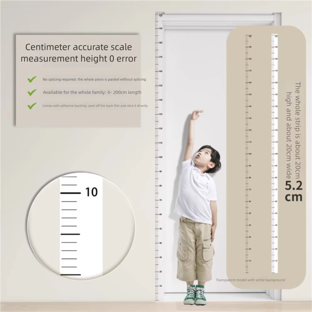 Autocollant de mesure de hauteur de 2M