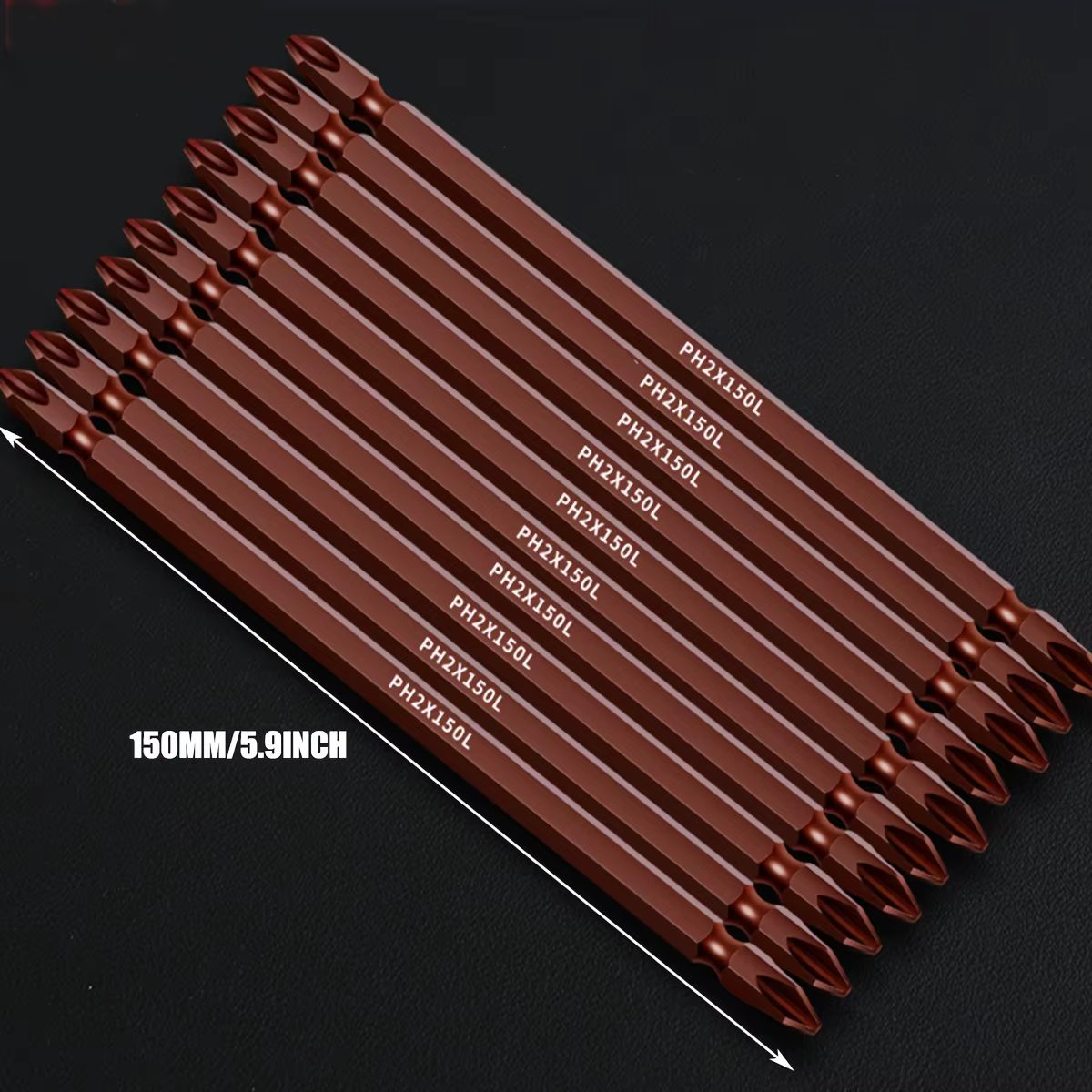 Embout de tournevis Phillips magnétique à double tête