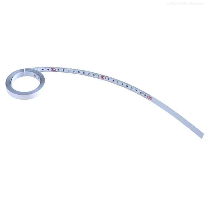 à mesurer en onglets, règle métrique auto-adhésive 13mm largeur, outil mesure F0T6