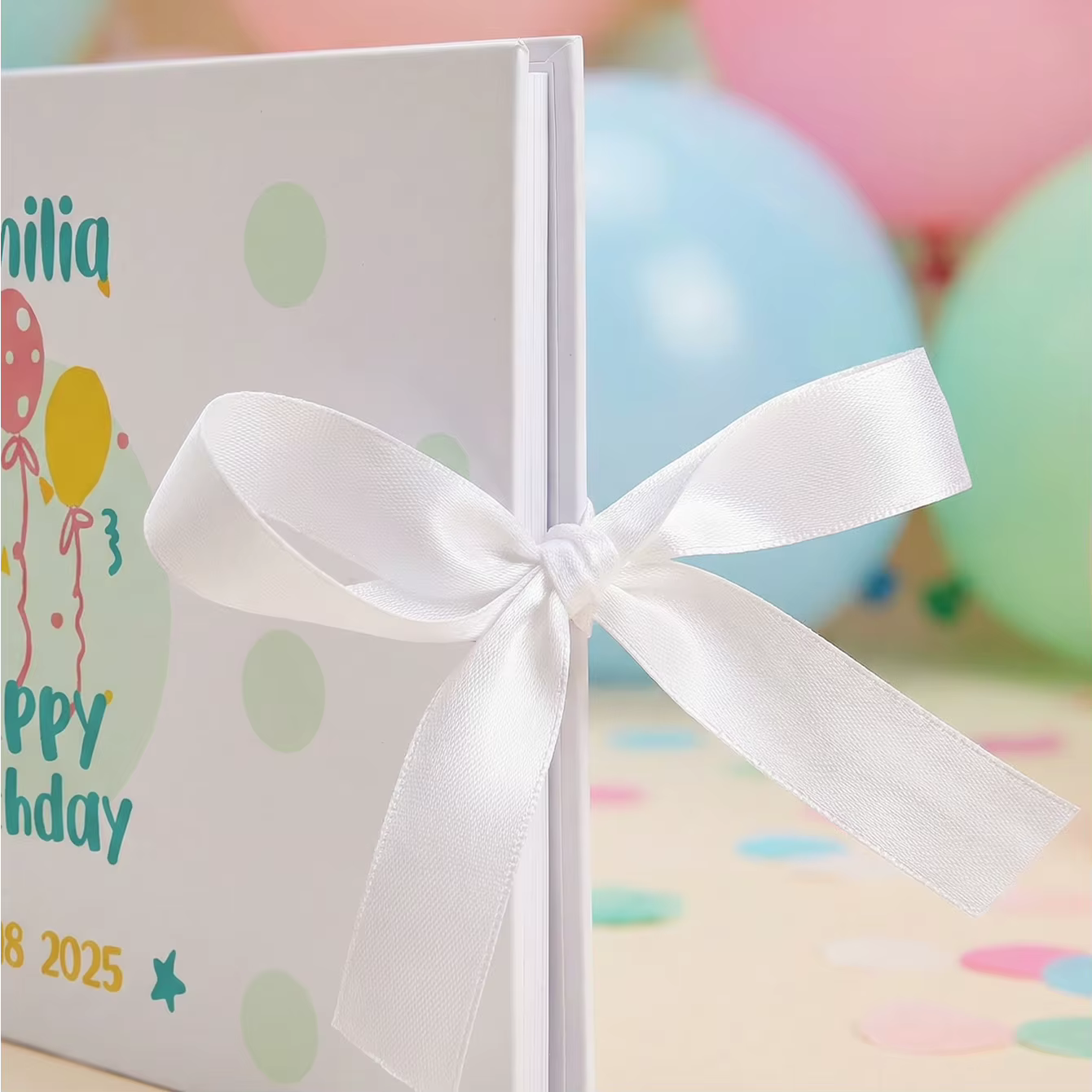 Livre de souvenirs personnalisé Sheilabox A5 pour anniversaire