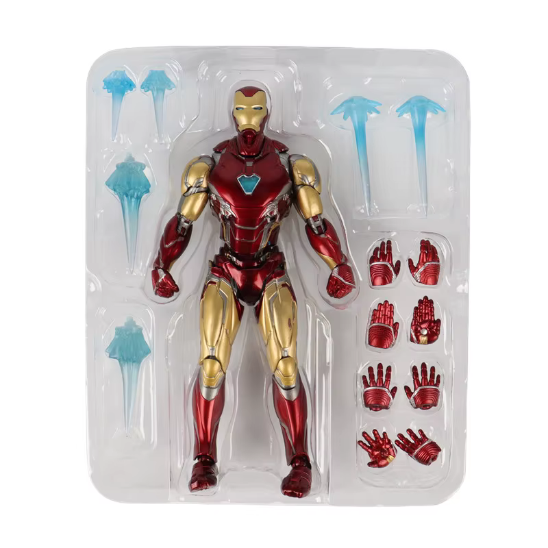 Iron Man MK85 MK50 MK20 MK5 MK7, modèle de figurine d'action, jouets à collectionner, cadeau d'anniversaire pour enfants
