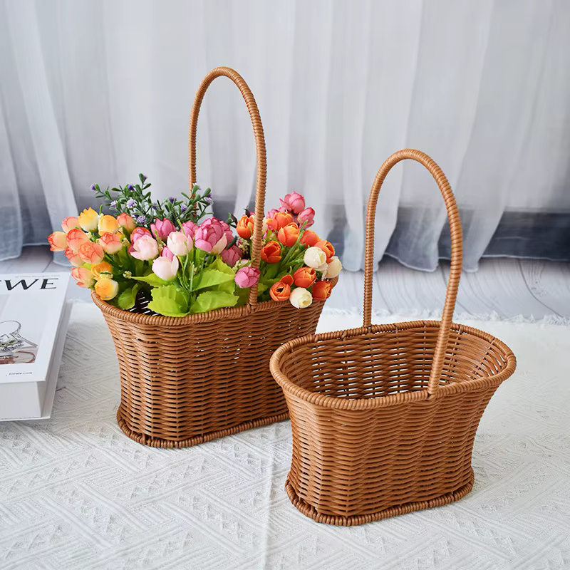 Panier de rangement tissé à la main