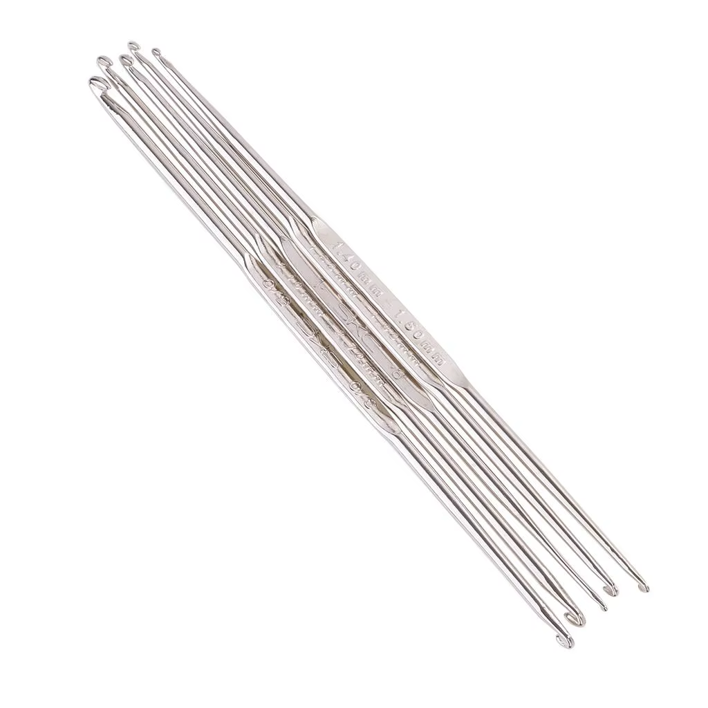 5 pièces taille 1.0 3.0mm Double tête tricot Crochet crochets ensemble Point