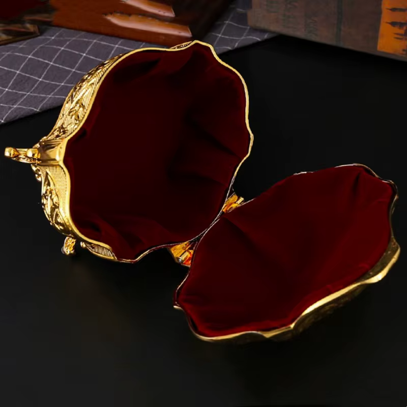 Boîte de rangement de colliers ellipsoïdes