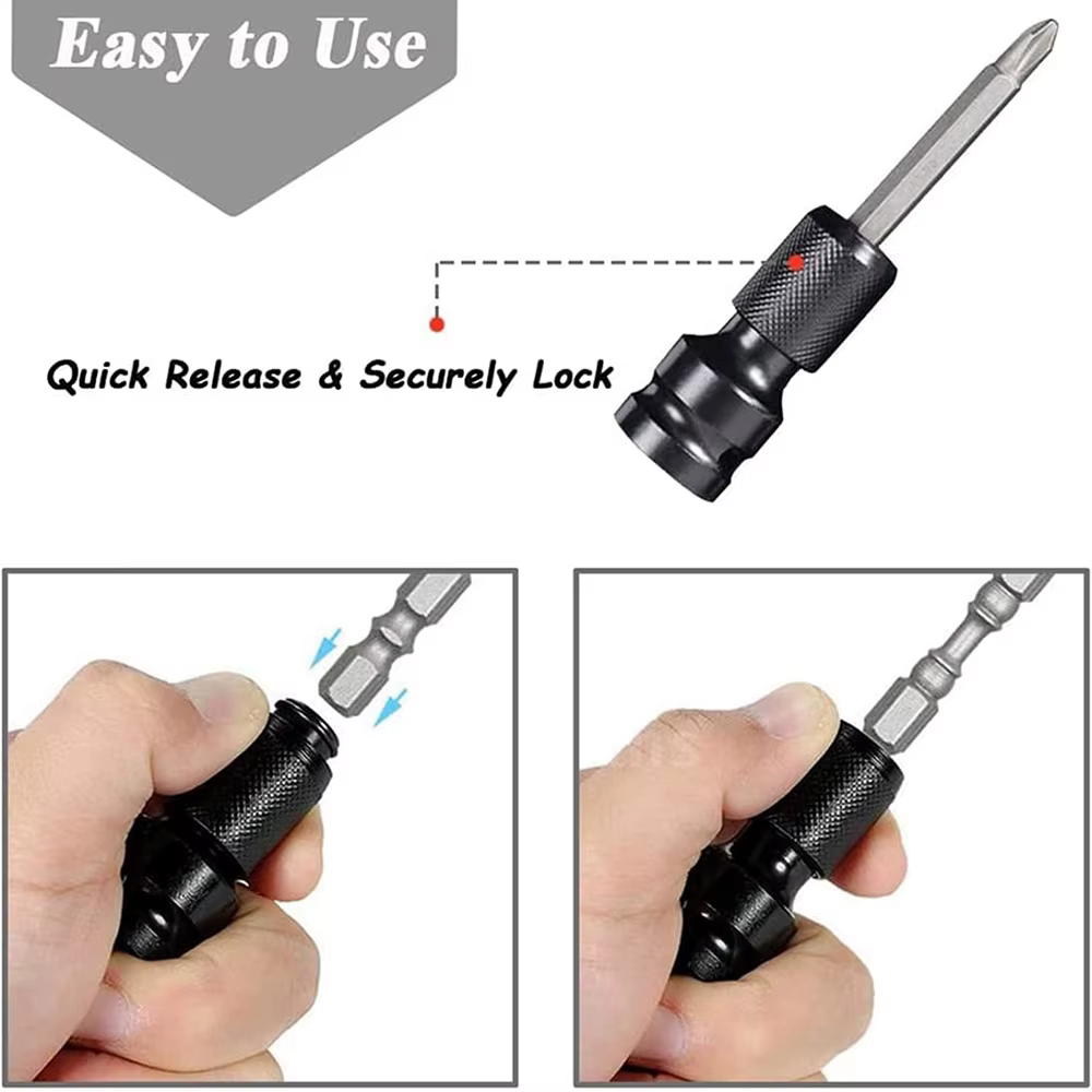 Adaptateur de clé à chocs pour perceuse