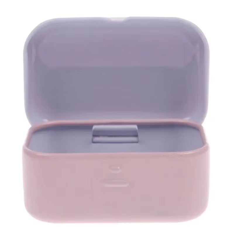 Boîte de rangement en métal pratique rétro-boîte