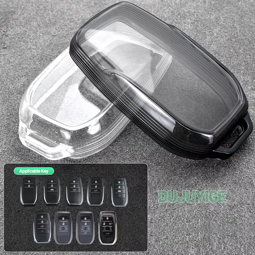 Étui pour clé de voiture en TPU transparent