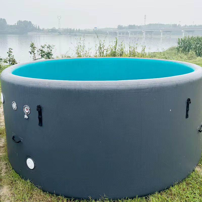 Piscine ronde gonflable, piscine géante en PVC de 400x120 cm, piscine antidérapante, piscine résidentielle pour enfants et adultes