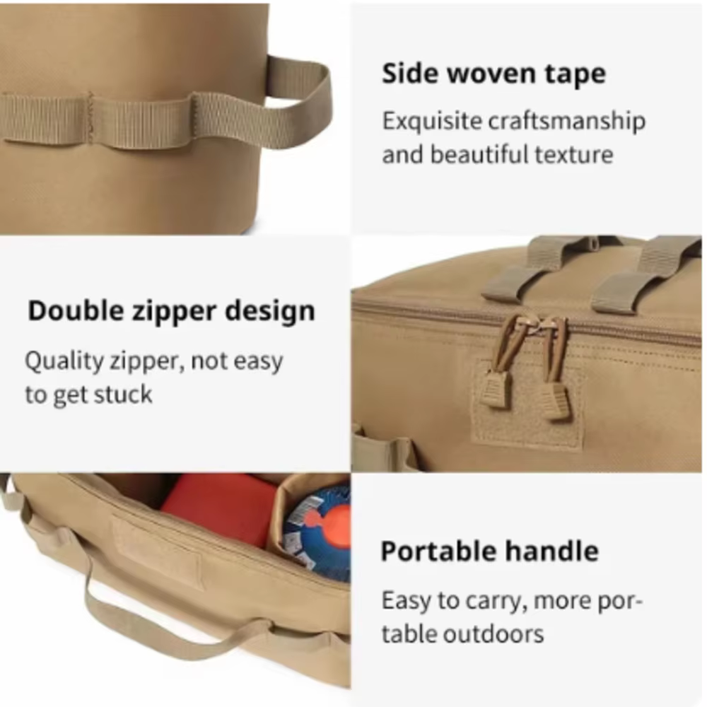 Sac de rangement pour bouteille de gaz de camping en plein air