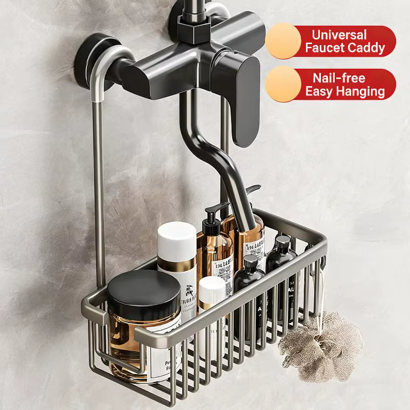 Étagère de douche pratique pour toilettes