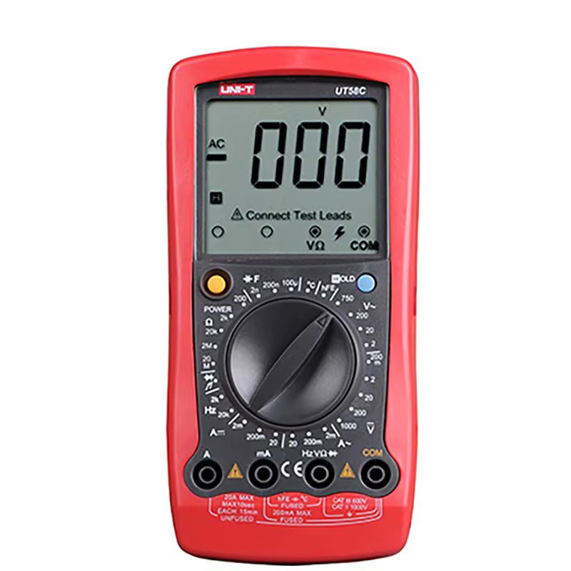Multimètre numérique UNI-T UT58A UT58B UT58C UT58D UT58E Voltmètre Ampèremètre Testeur Électricien Compteur Électrique