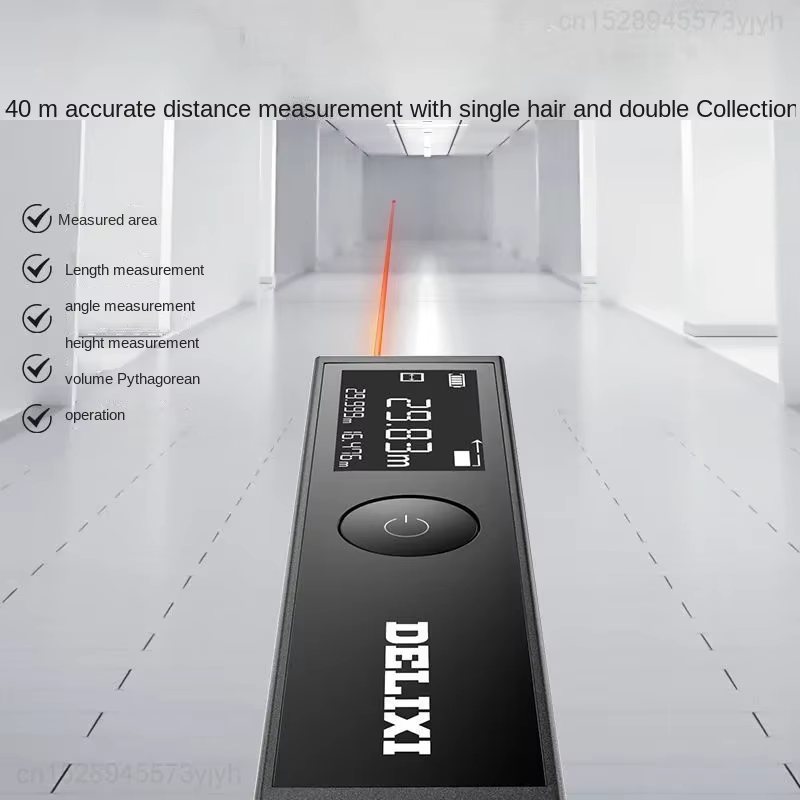 Nouveau DELIXI télémètre Laser règle électronique Portable