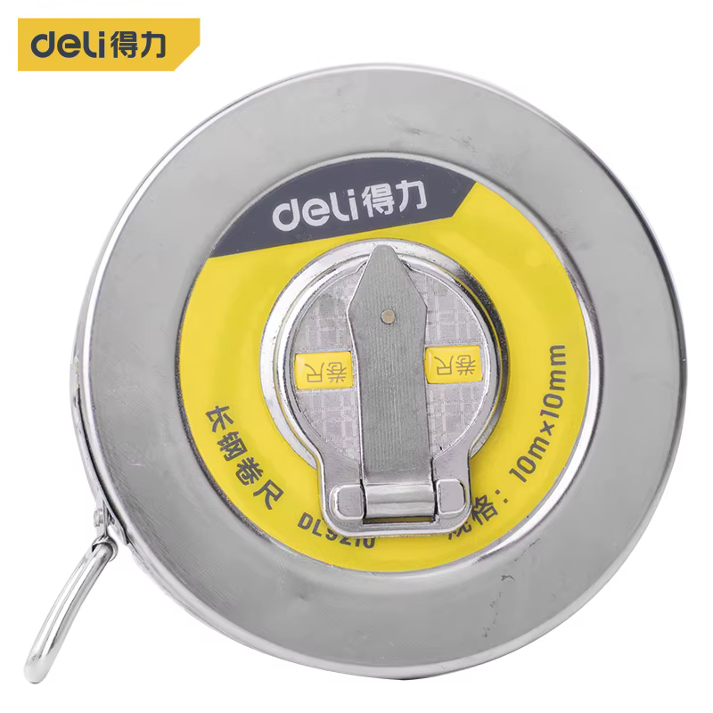 Deli – ruban à mesurer en acier de 10m/20m/30m de Long