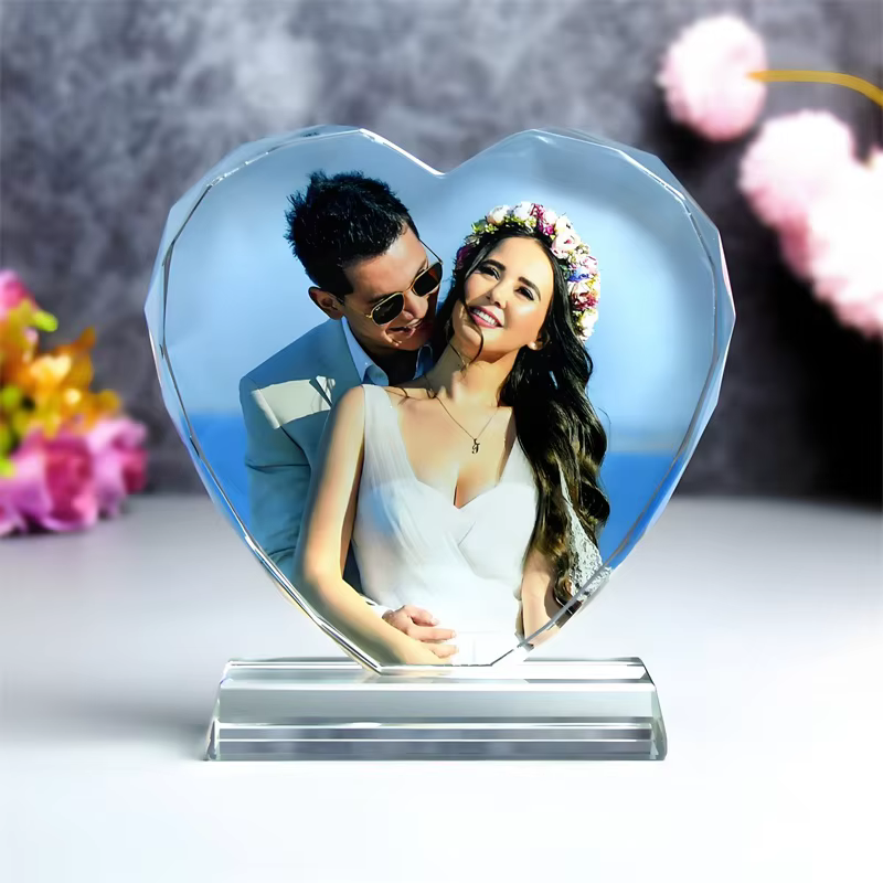 Photo en cristal personnalisée