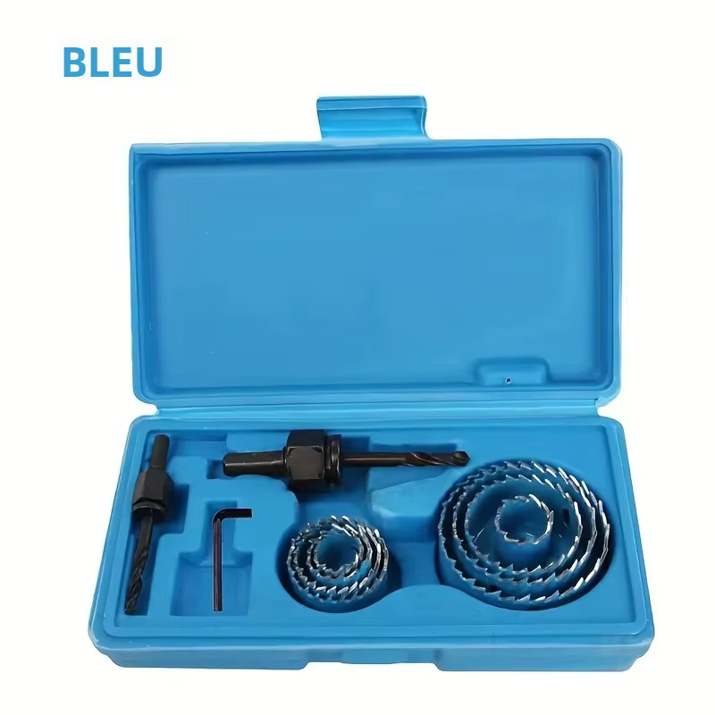 Kit de 11 scies cloches en acier au carbone durable pour perceuse électrique