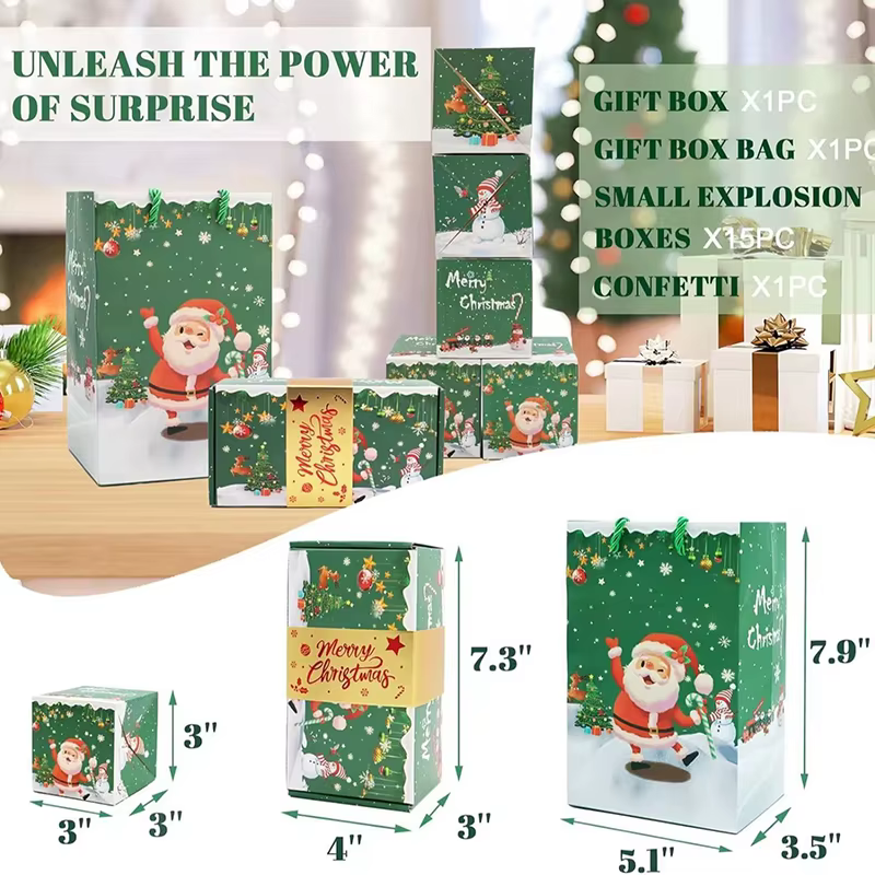 Coffret cadeau Pop-up Surprise de noël