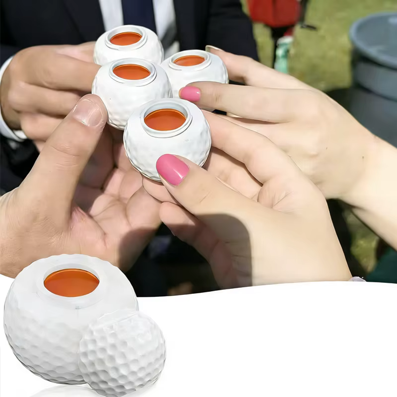 Nouveau Verre à Vin Créatif Golf – Verre à Vin Exclusif pour Événements – Emballage Cadeau Boîte Couleur Golf – Idéal pour les Golfeurs