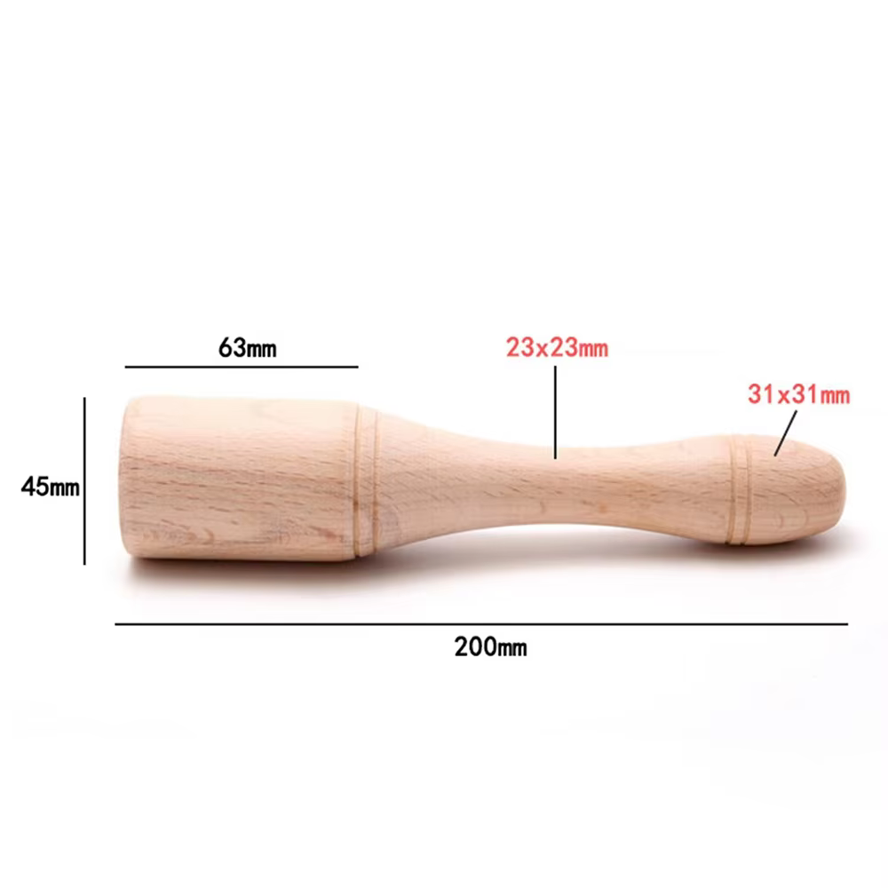 Maillet à bois vertical multifonctionnel en cuir
