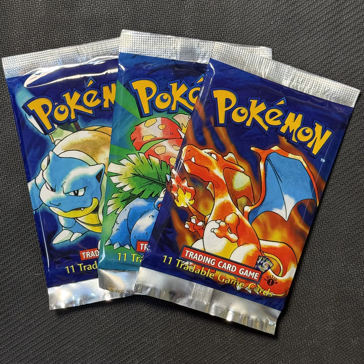 PTCG Booster Pack 11 pièces/sac 1ère édition