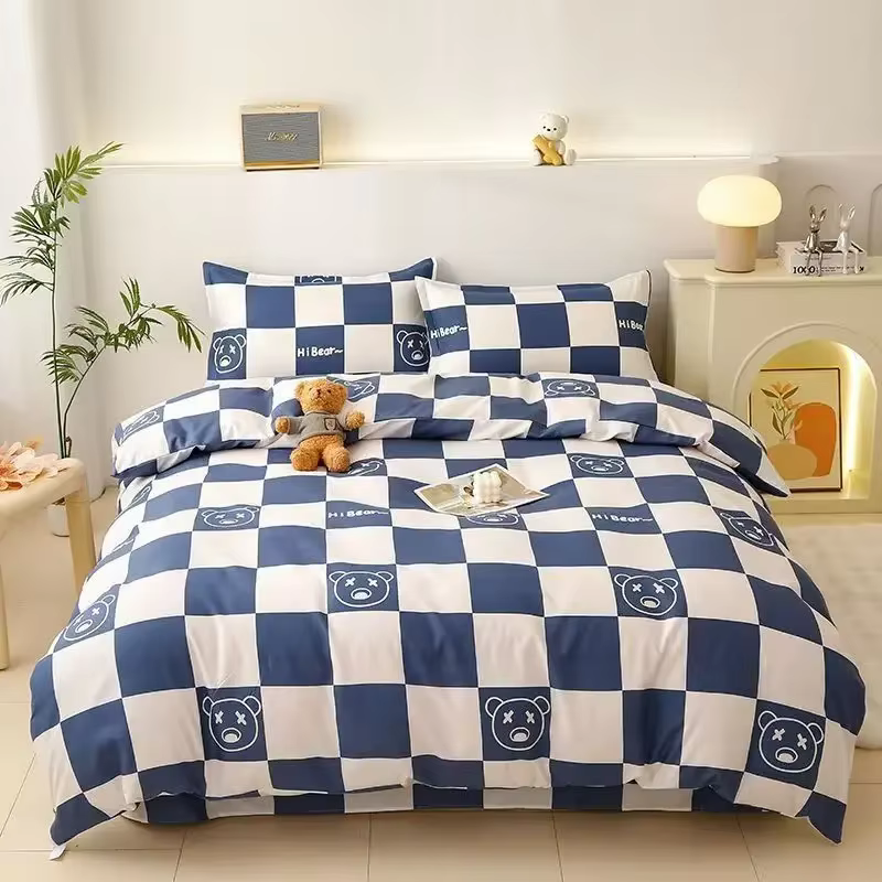 Housses de couette sans boulochage et sans décoloration, adaptées à différents types de peau, housses de couette confortables pour hommes et femmes, 200 cm x 200 cm