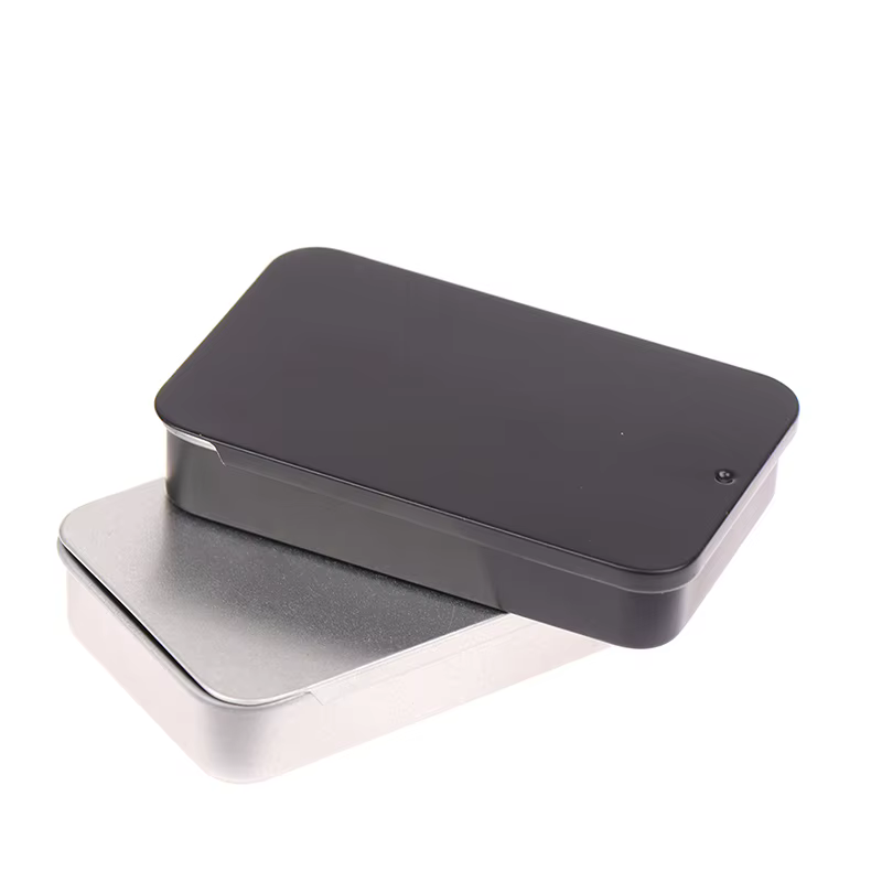 Mini boîte de rangement en fer 80x50x15mm