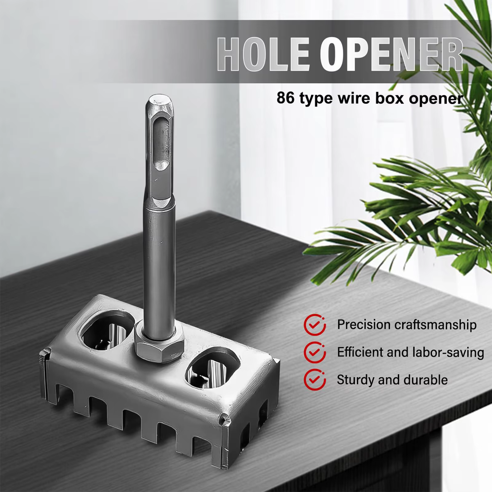 Ouvre-perceuse d'expansion de trou de boîte de coupe