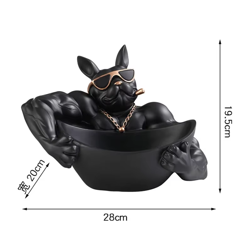 Décor à la maison Cool chien Figurine