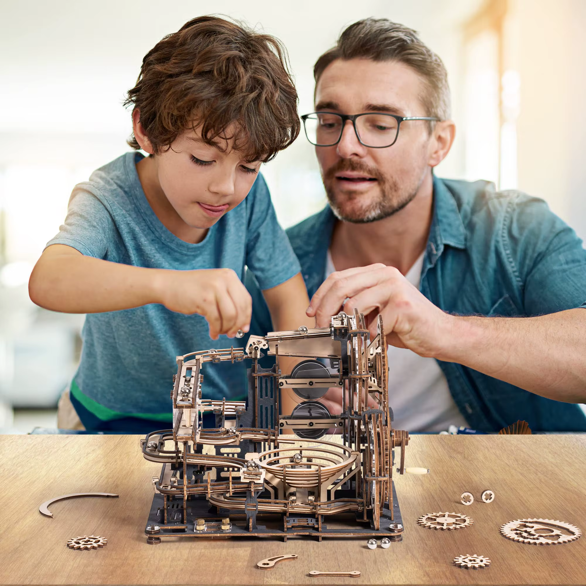 ROKR Marble Night City 3D Puzzle en bois à assembler
