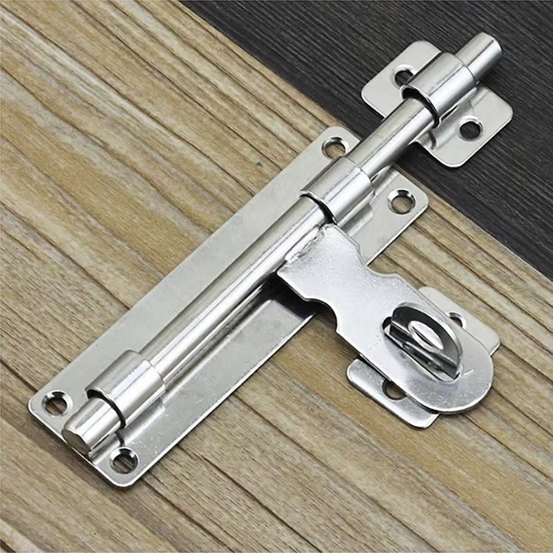 Ensemble de serrures de porte en acier inoxydable brossé de 4 pouces