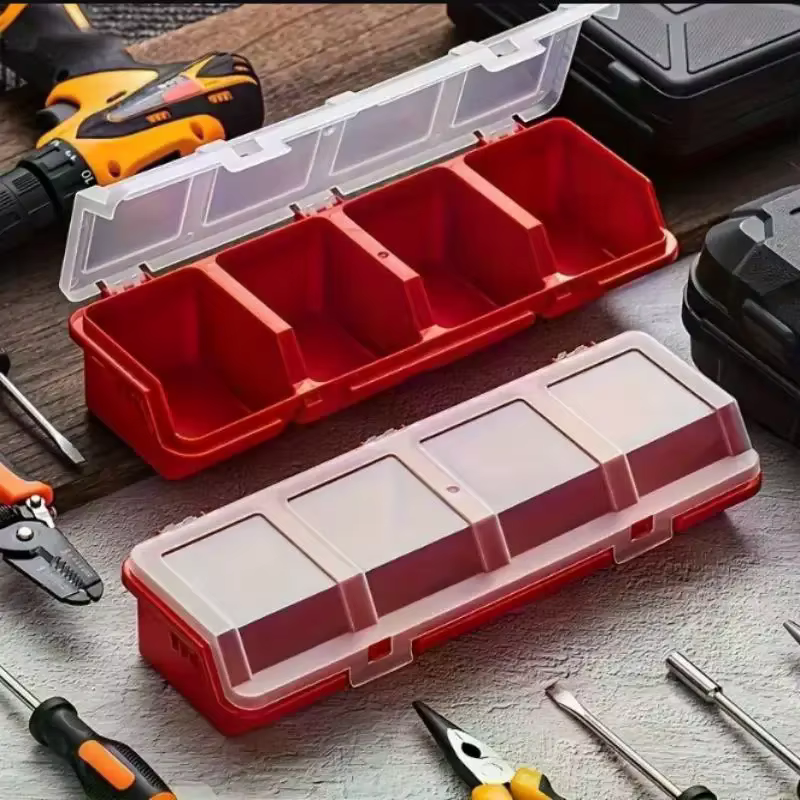 Boîte de rangement pour vis en plastique