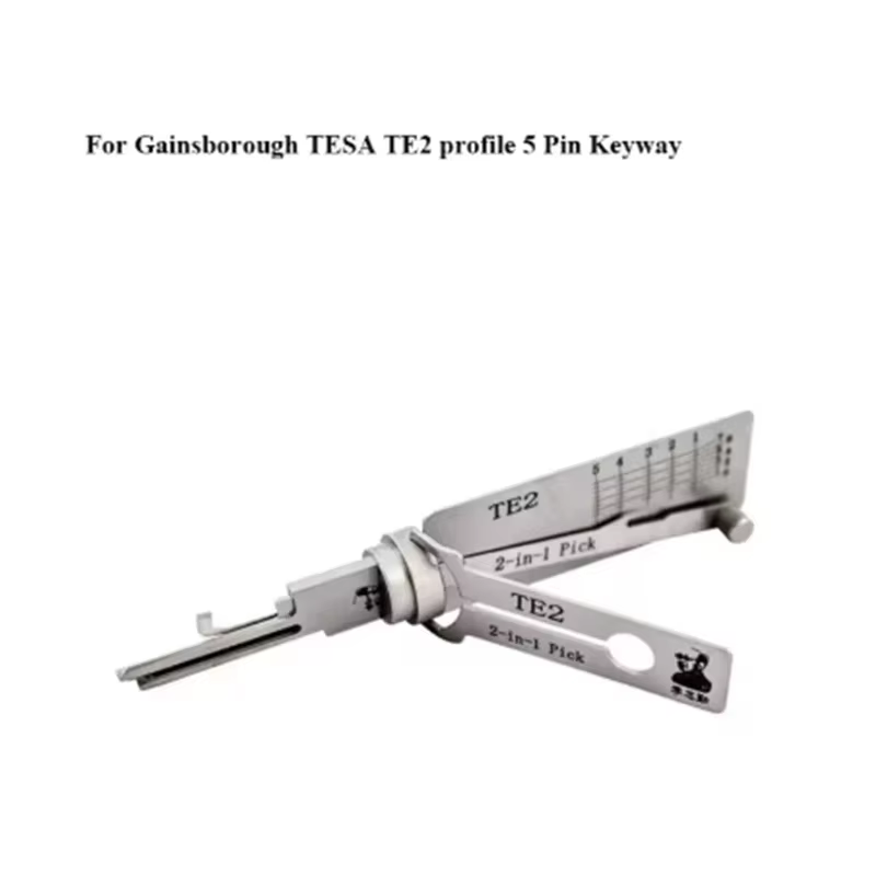 Lishi 2 en 1 sélection et décodeur de serrure pour Gainsborough pour serrures TESA porte de maison