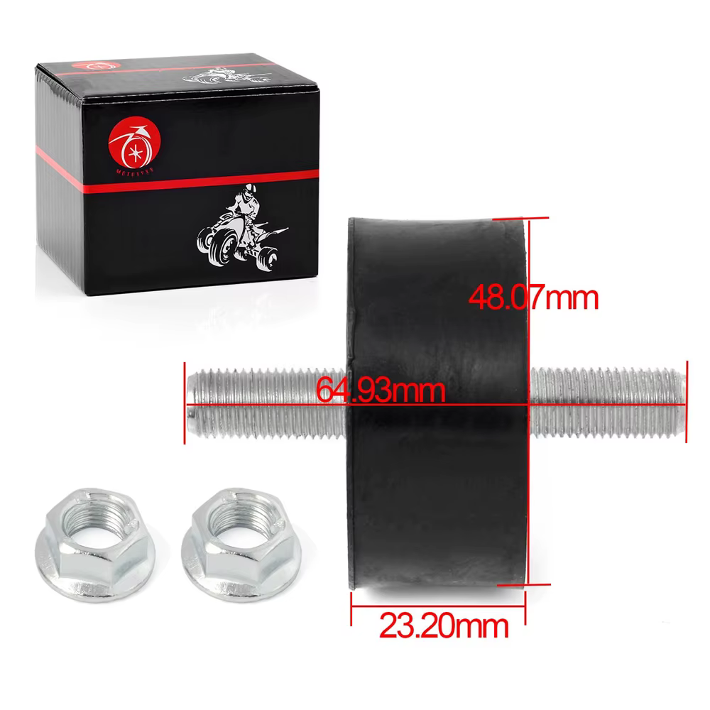 2 supports de moteur supérieur en caoutchouc