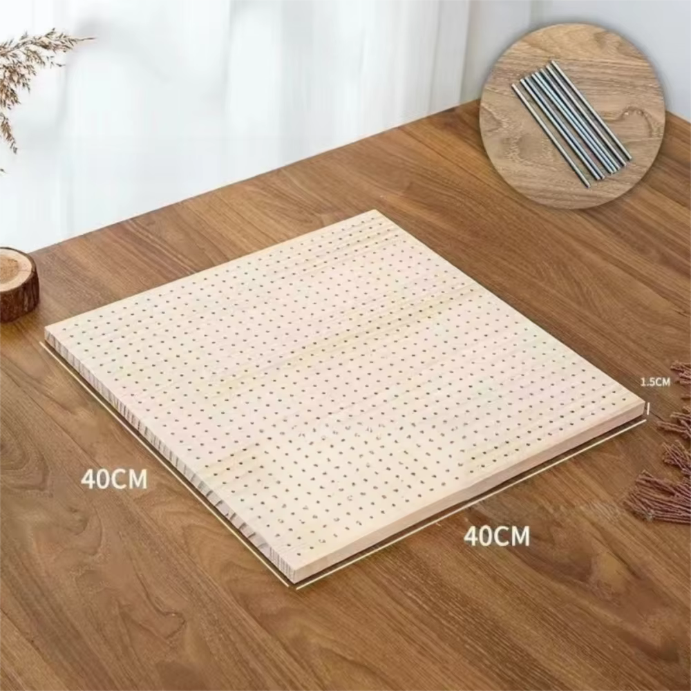 Plateau de blocage en bois pour crochet