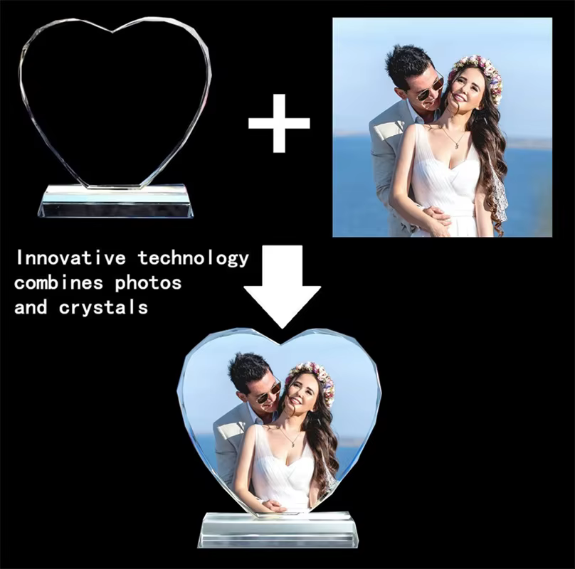 Photo en cristal personnalisée