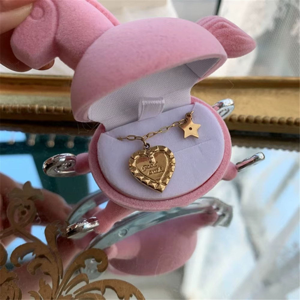Poinboîte à bijoux en forme de cheval, boîte à matiques, boîte à clous d'oreille, boîte de rangement de bijoux, conteneur à matiques de mariage, boîte d'emballage cadeau