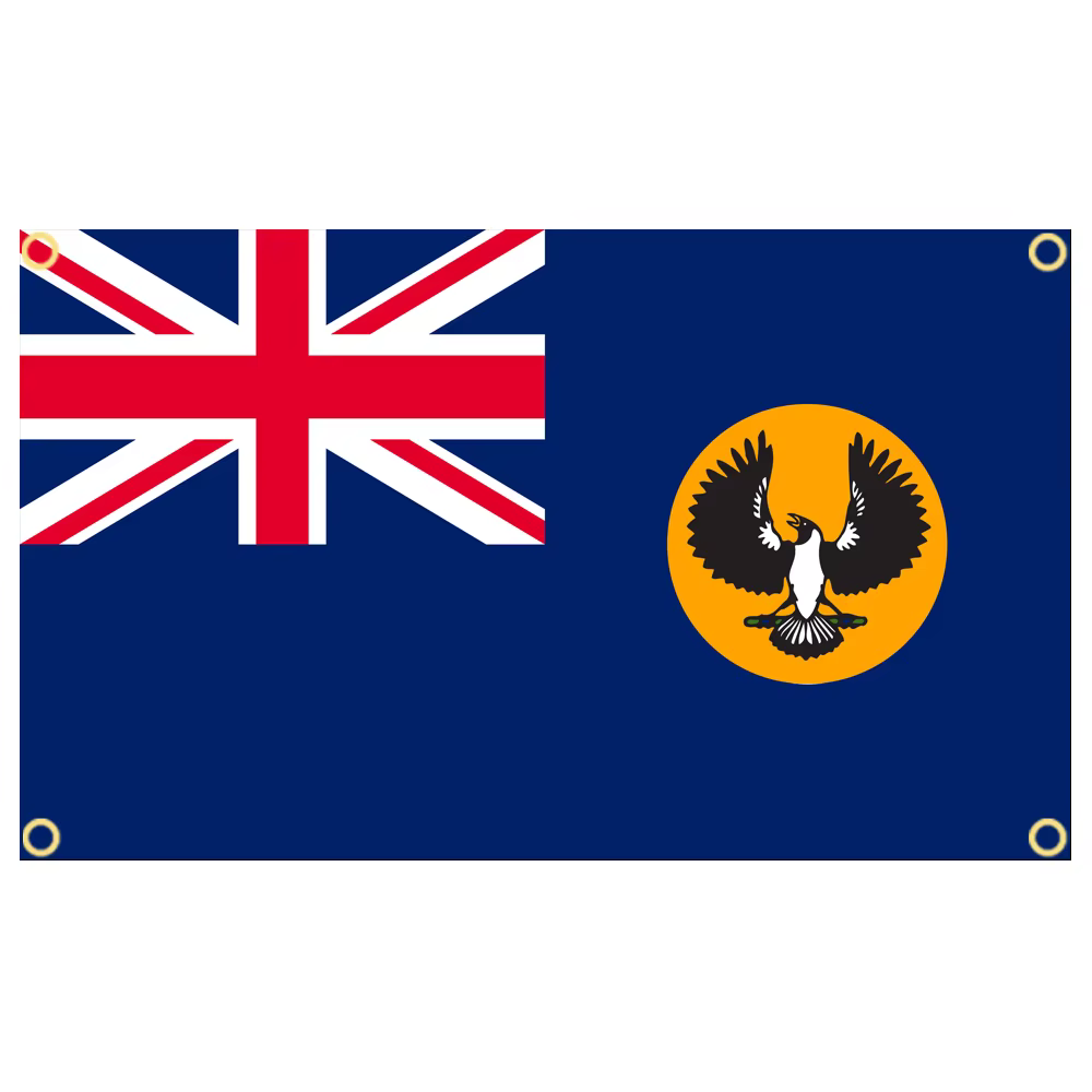 Drapeau de l'État d'Australie du Sud (SA) 3x5 pieds
