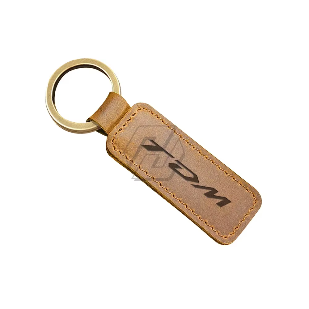 Porte-clés en cuir de vache pour moto Yamaha TDM 850 900