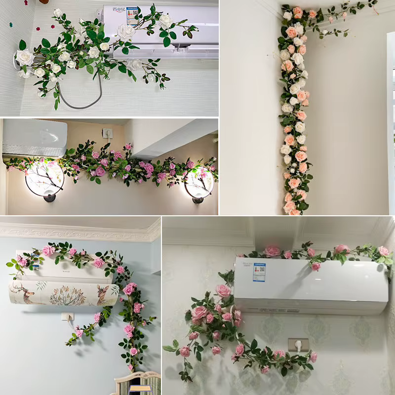 Guirlande de fleurs artificielles de 2