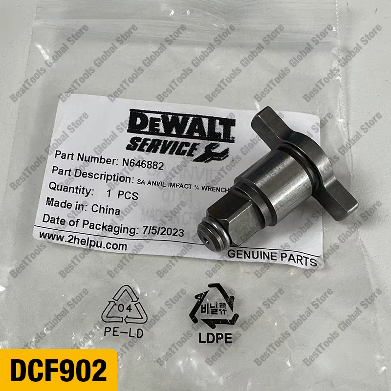 Clé à chocs enclume 3/8 pour DEWALT N 646882 DCF902 DCF902D2K