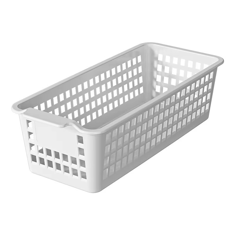Panier de rangement en plastique à grille ouverte