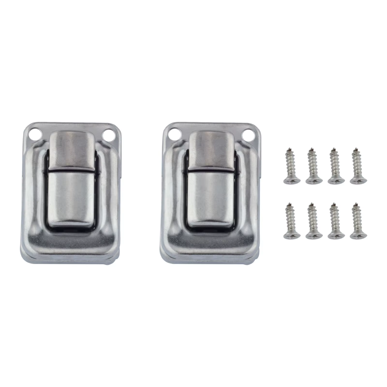 Lot de 2 fermoirs à bascule pour armoire