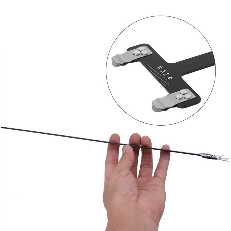 Règle en T en acier inoxydable pour mesure de ULd'arc classique