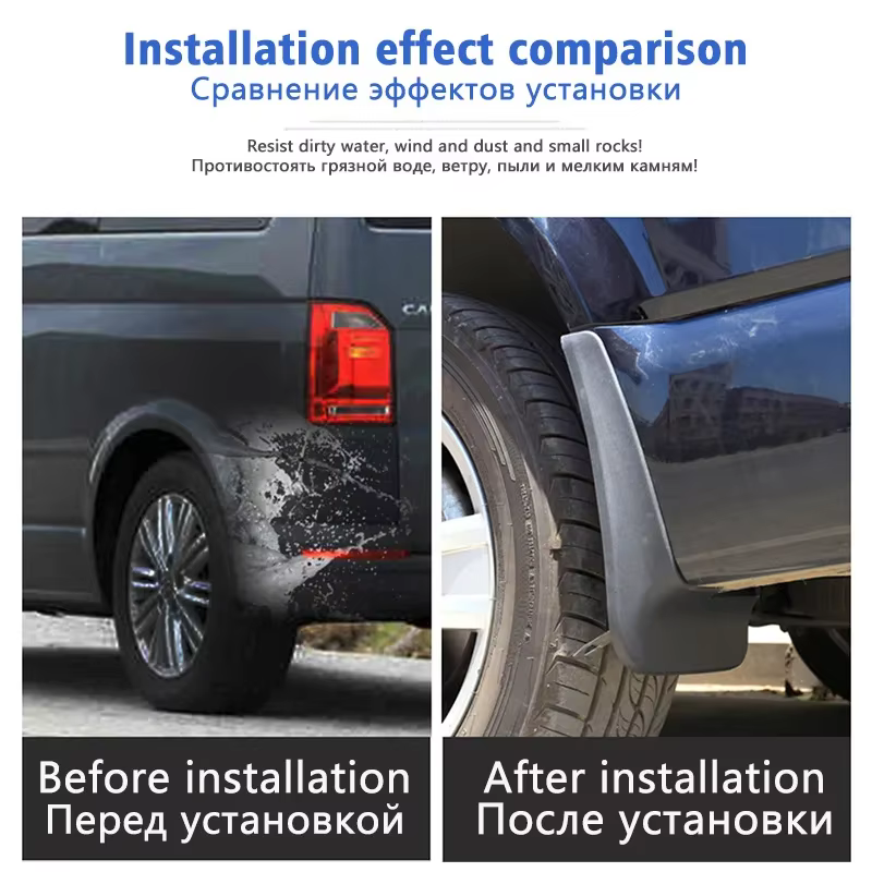 2023 2024 2025 pour Ford RANGER garde-boue garde-boue garde-boue garde-boue garde-boue accessoires de voiture avant arrière 4 pièces