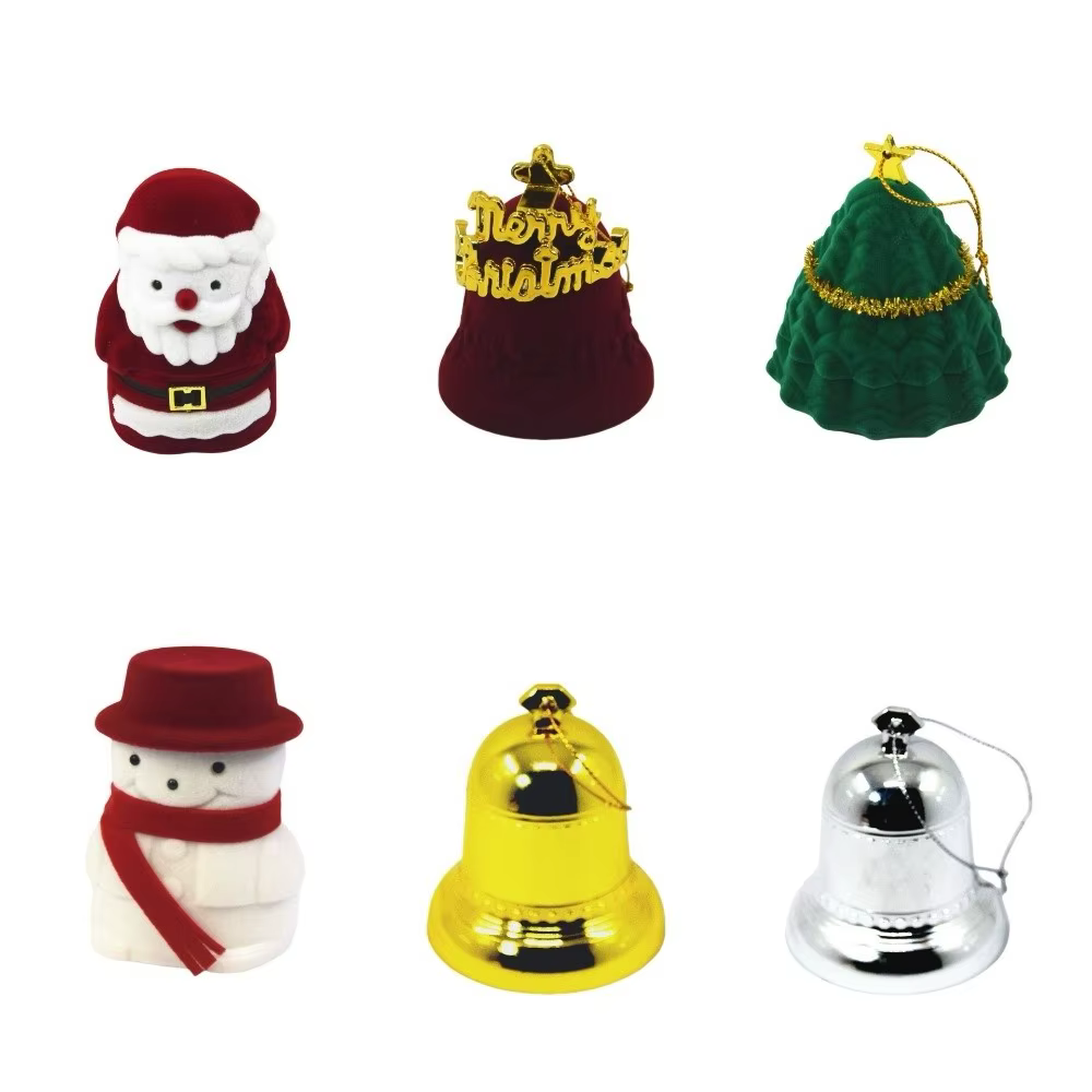 Cloche de noël boîte à bijoux