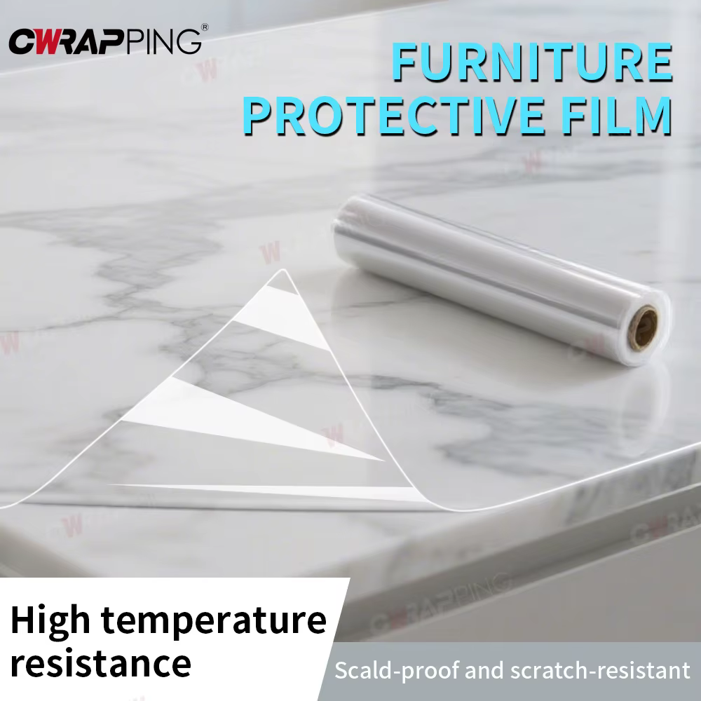 Film de protection mural autocollant Transparent, Films d'enveloppe en vinyle imperméable et résistant à la saleté en PVC pour la maison, DIY bricolage