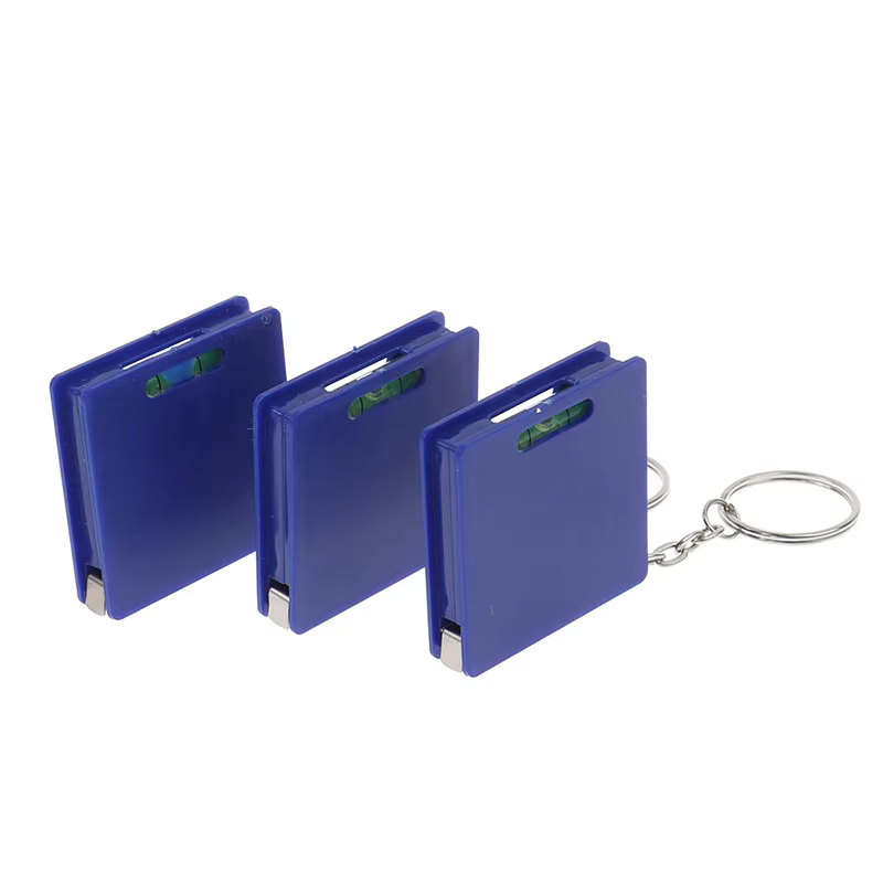 Mini Mètre Ruban Porte-clés avec Bulle Horizontale
