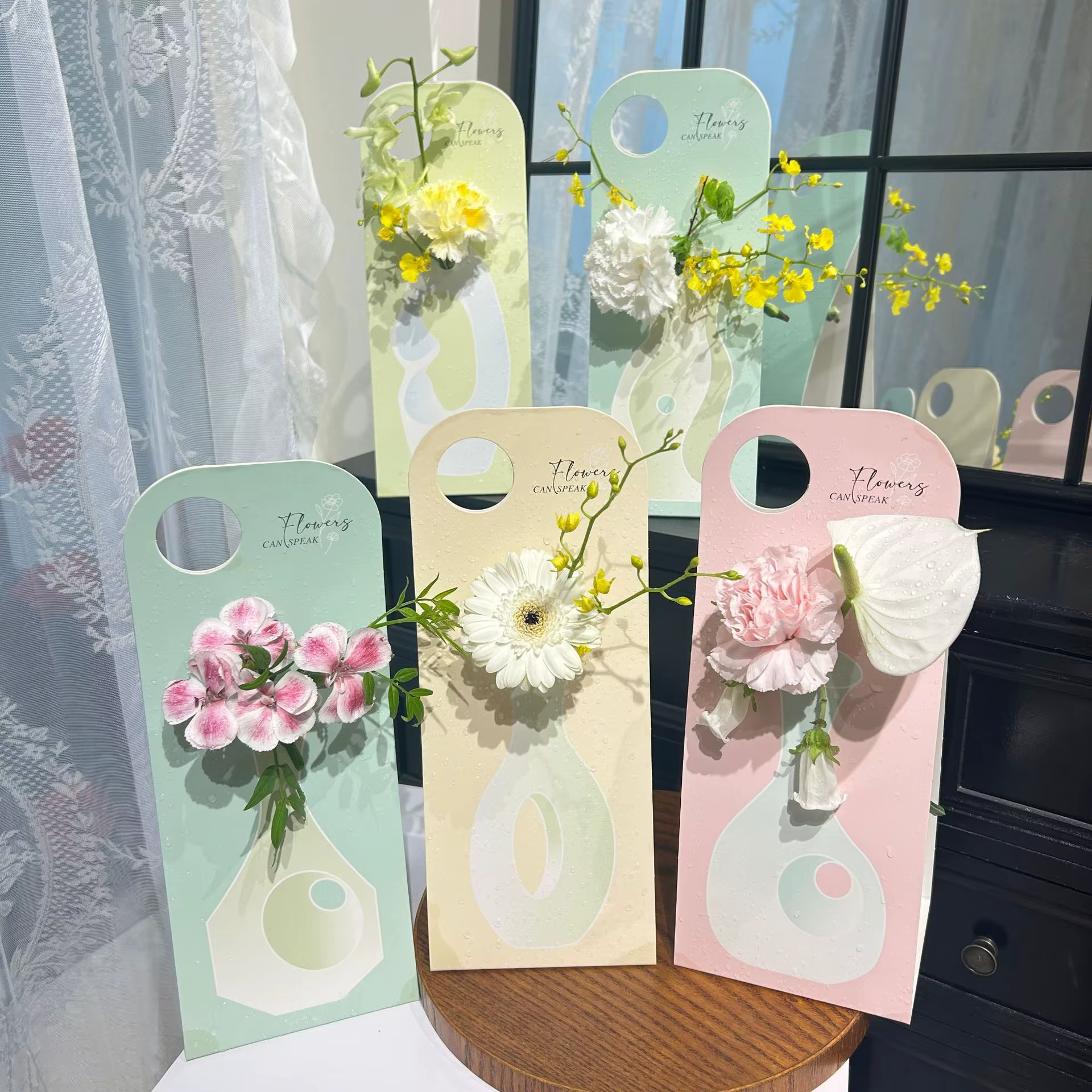 Boîte à fleurs portable pour la Saint-Valentin