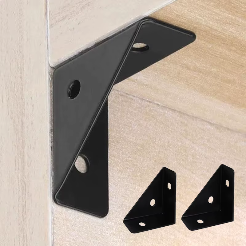 Supports d'angle en acier robustes : 90 ° support à angle droit