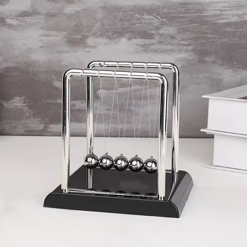 Newton pendule équilibre boules en acier bureau mouvement perpétuel physique Science jouet pour bureau maison éducation soulagement du Stress cadeau