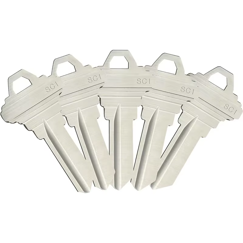 CEA Blank Keys SC1 – paquet de 50 clés vierges en laiton pour maison et bureau